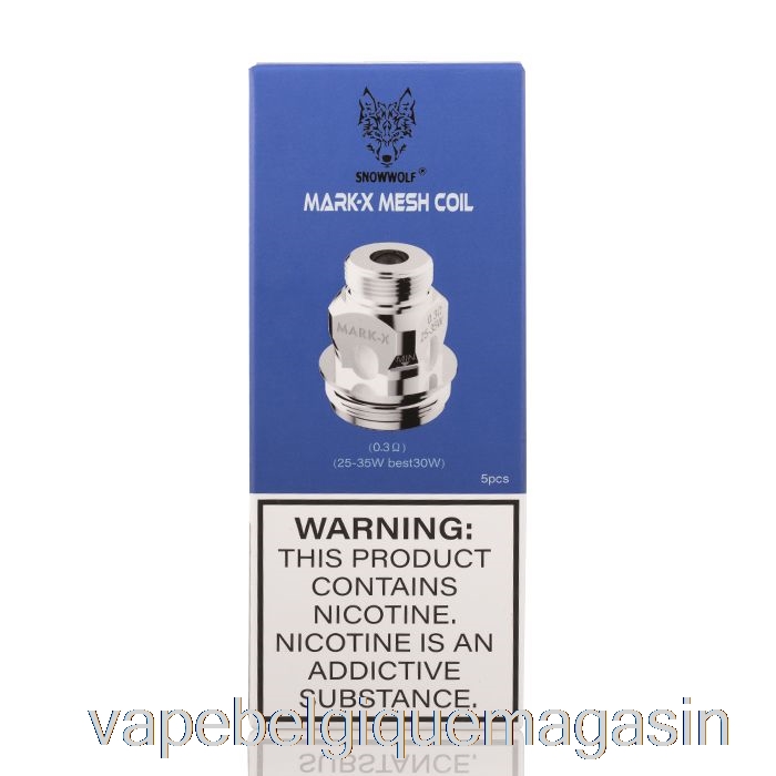 Vape Shop Bruxelles Bobines De Remplacement Snowwolf Mark-x Bobines 0,3ohm